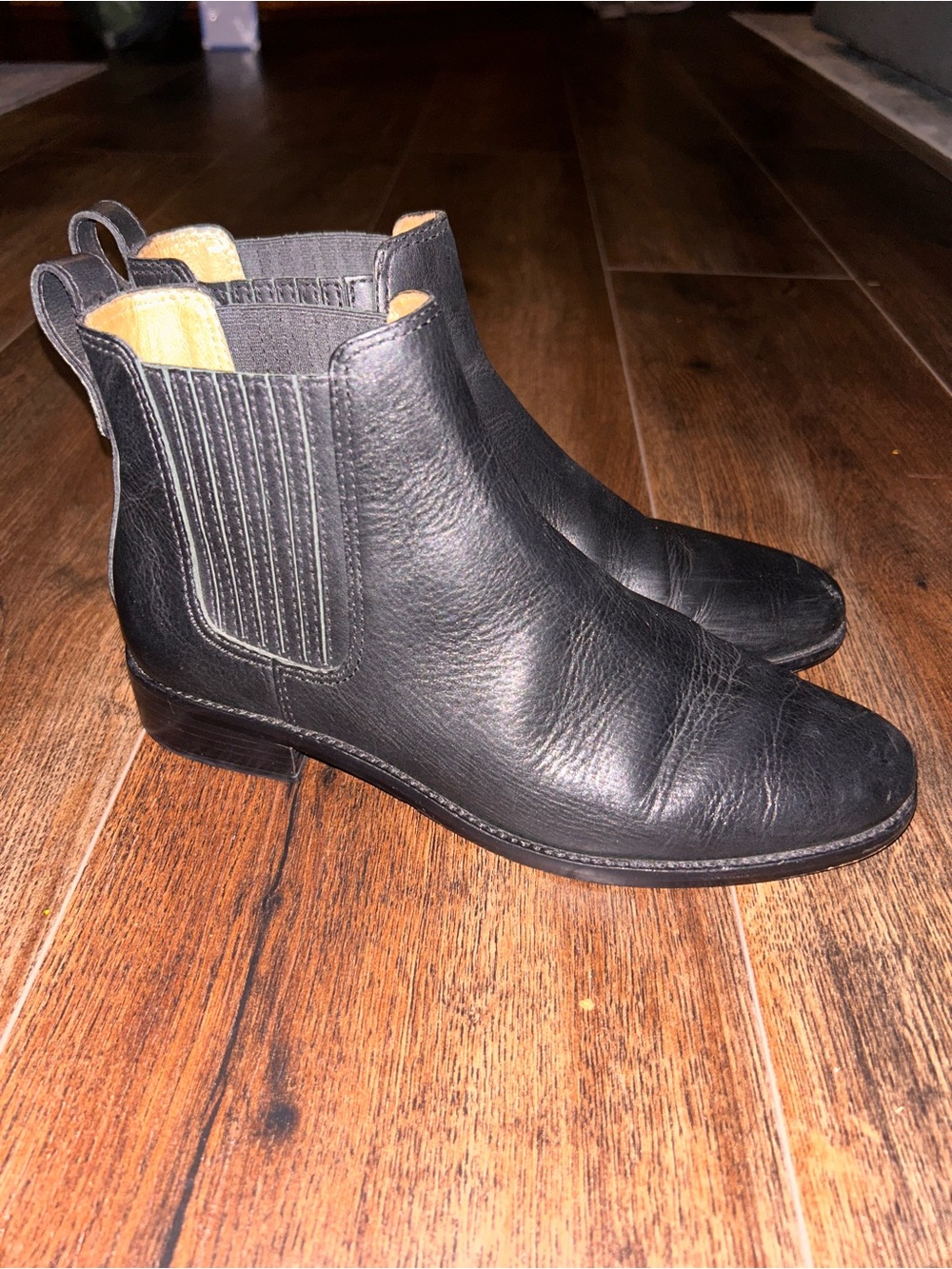 The Ainsley Leather Chelsea Boot from Madewell.